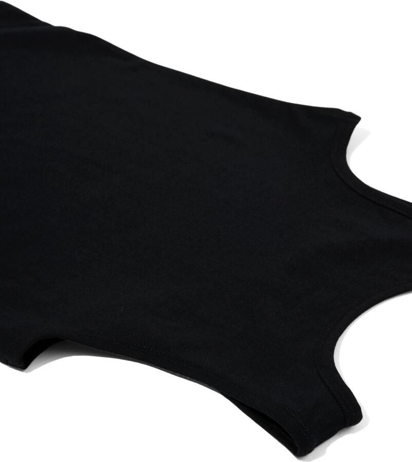 HEMA Kinder Hemden Basic Stretch Katoen 2 Stuks Zwart (zwart)