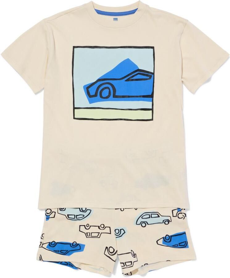 051 Kinder Shortama Auto Gebroken Wit (gebroken wit) - Foto 2