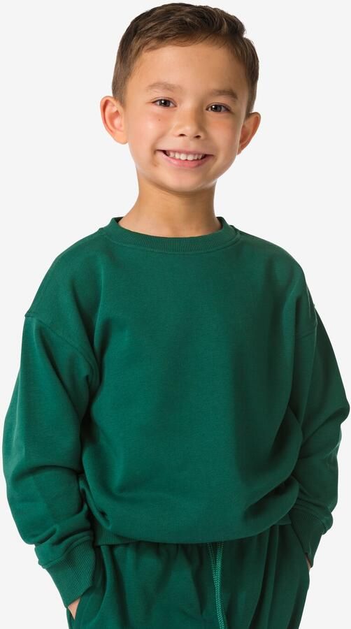 HEMA Kinder Sweatbroek Felgroen (felgroen) - Foto 2