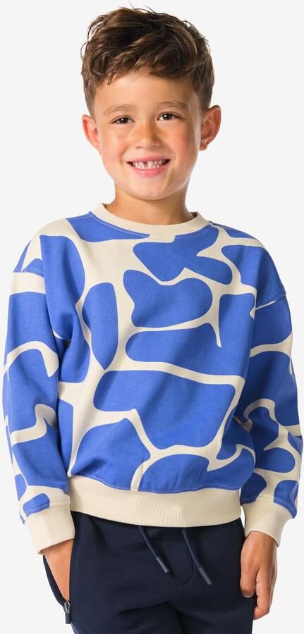 051 Kinder Sweater Abstract Blauw (blauw) - Foto 2