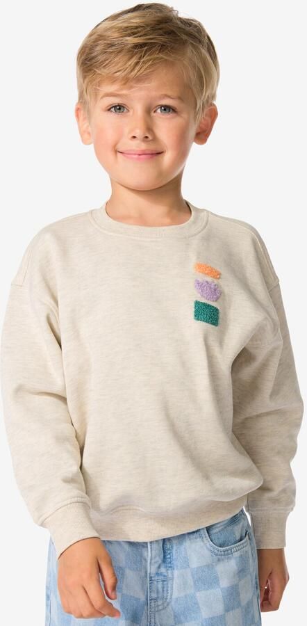 HEMA Kinder Sweater Grafisch Ecru (ecru) - Foto 2