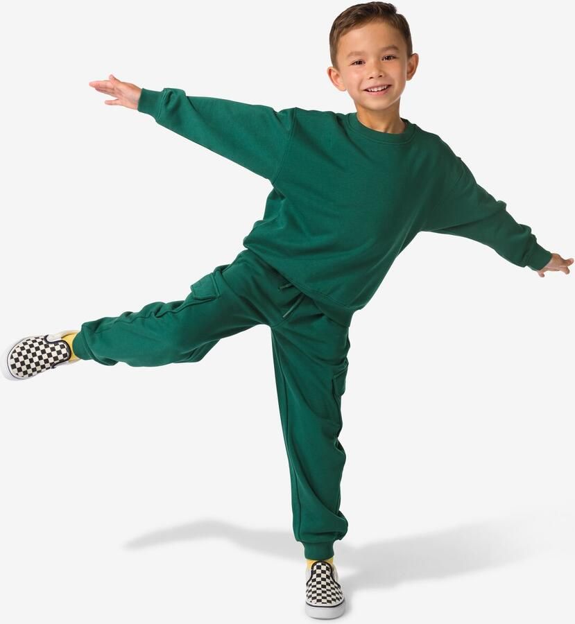 HEMA Kinder Sweater Groen (groen) - Foto 2