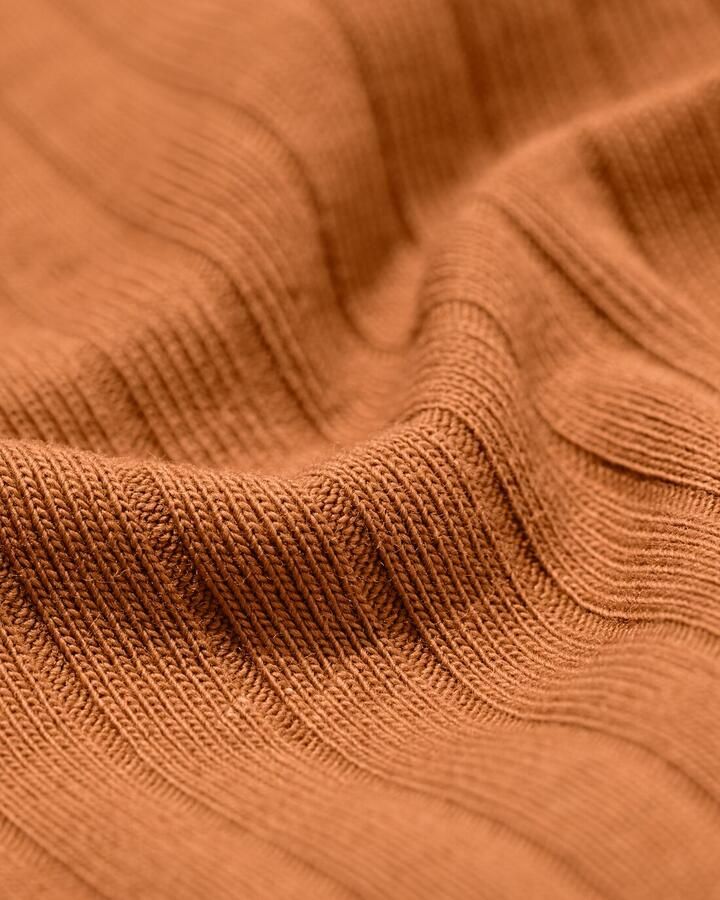 051 Kinder T-shirt Rib Bruin (bruin)