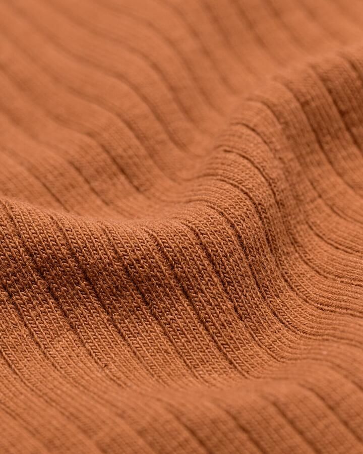 051 Kinder T-shirt Rib Hond Bruin (bruin)