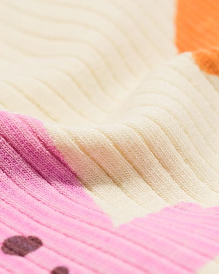 051 Kinder T-shirt Rib Honden Ecru (ecru)