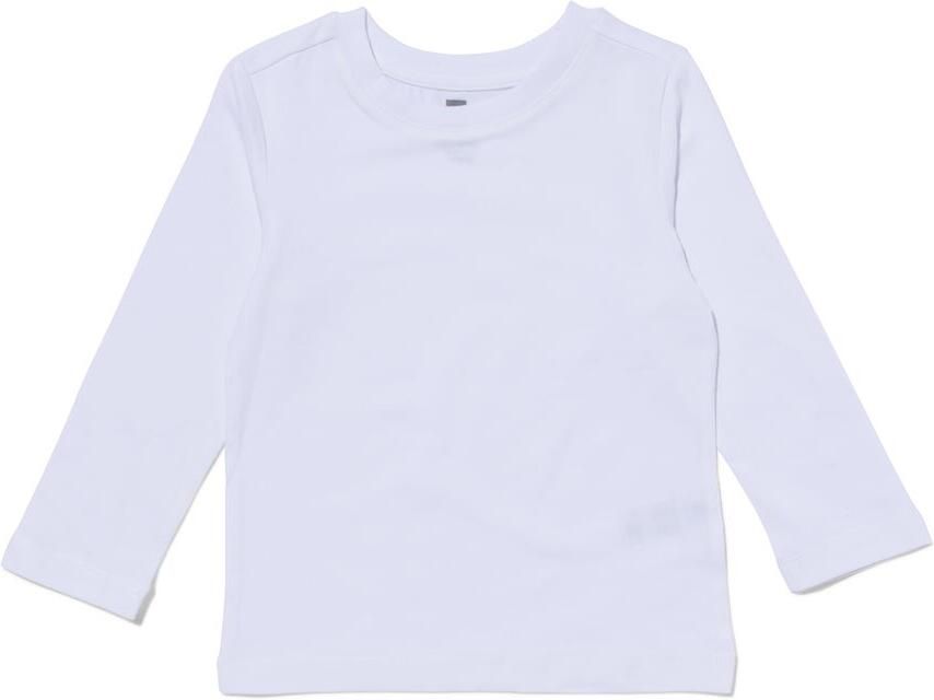 HEMA Kinder T-shirts Biologisch Katoen 2 Stuks Wit (wit) - Foto 2