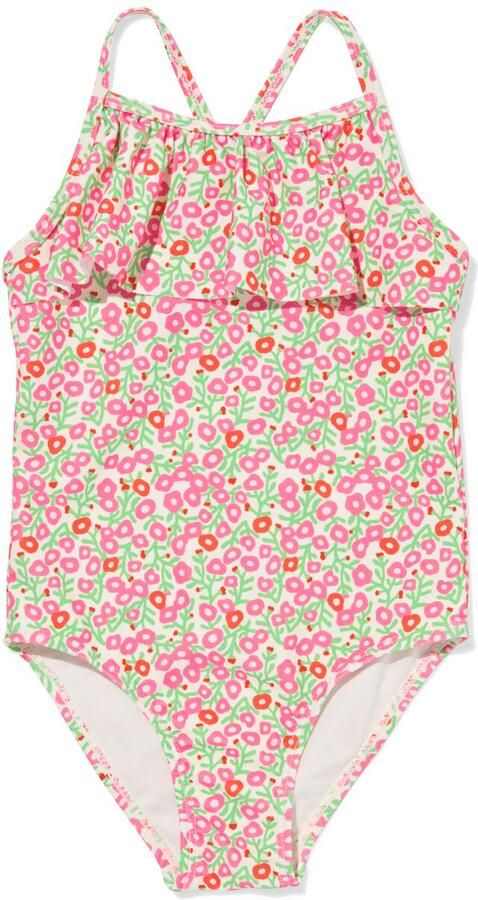 051 Kinderbadpak Bloemen Roze (roze) - Foto 2