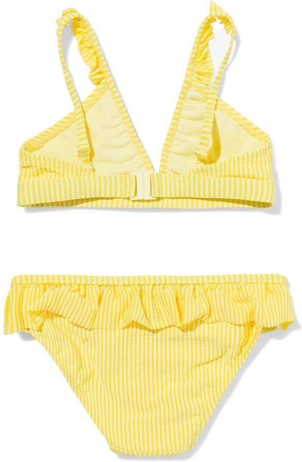 051 Kinderbikini Strepen Geel (geel)