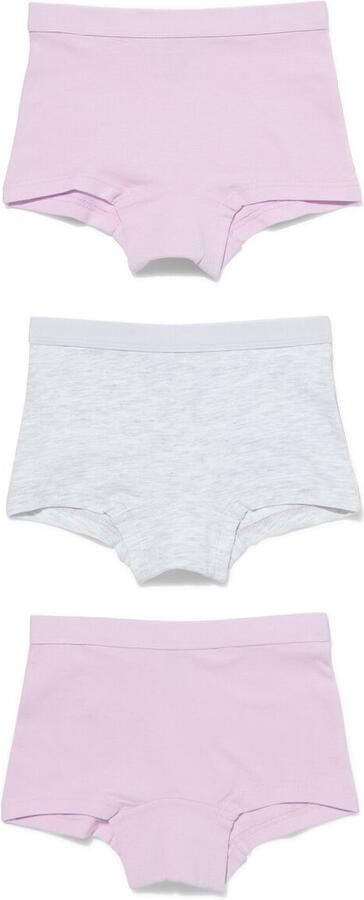 HEMA Kinderboxers Katoen stretch 3 Stuks Lila (lila) - Foto 2
