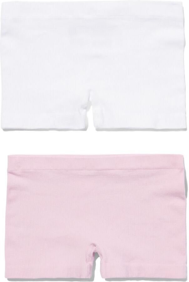HEMA Kinderboxers Naadloos Rib 2 Stuks Lichtpaars (lichtpaars) - Foto 2