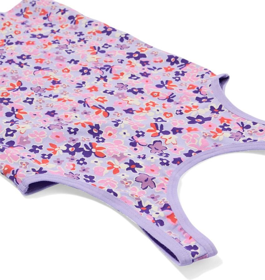 HEMA Kinderhemden Stretch Katoen Bloemen 2 Stuks Roze (roze)