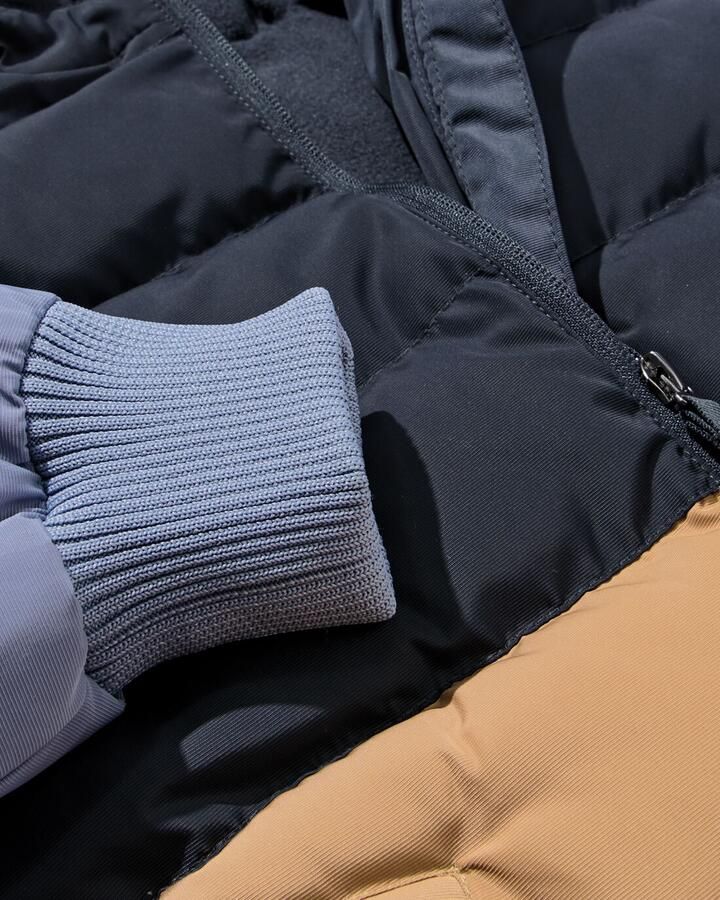 HEMA Kinderjas Kleurblok Donkerblauw (donkerblauw)