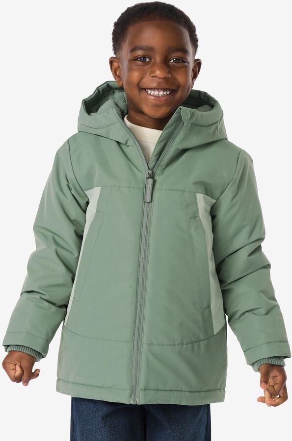 HEMA Kinderjas Kleurblok Groen (groen) - Foto 2
