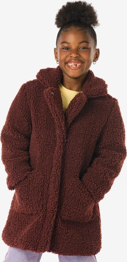HEMA Kinderjas Teddy Donkerbruin (donkerbruin) - Foto 2