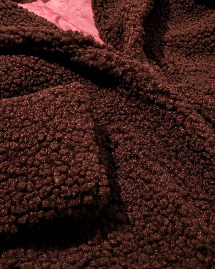 HEMA Kinderjas Teddy Donkerbruin (donkerbruin)