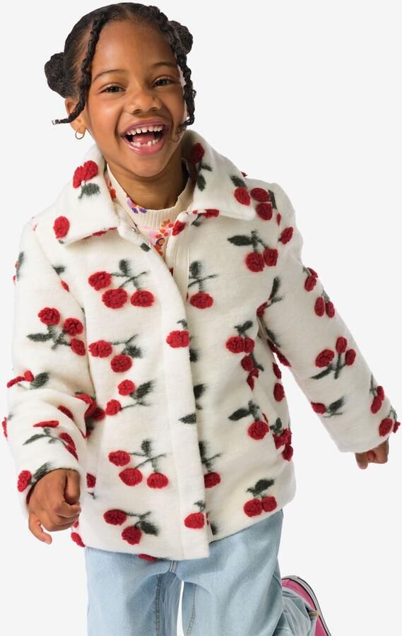 HEMA Kinderjas Teddy Kersen Ecru (ecru) - Foto 2