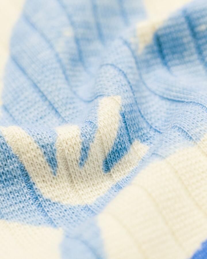 051 Kinderjurk Bloemen Blauw (blauw)