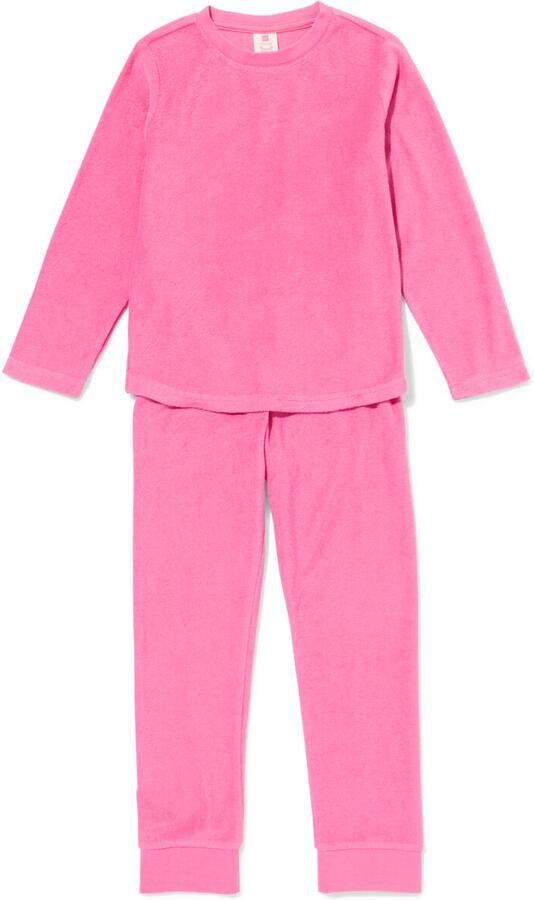 HEMA Kinderpyjama Badstof Roze (roze) - Foto 2