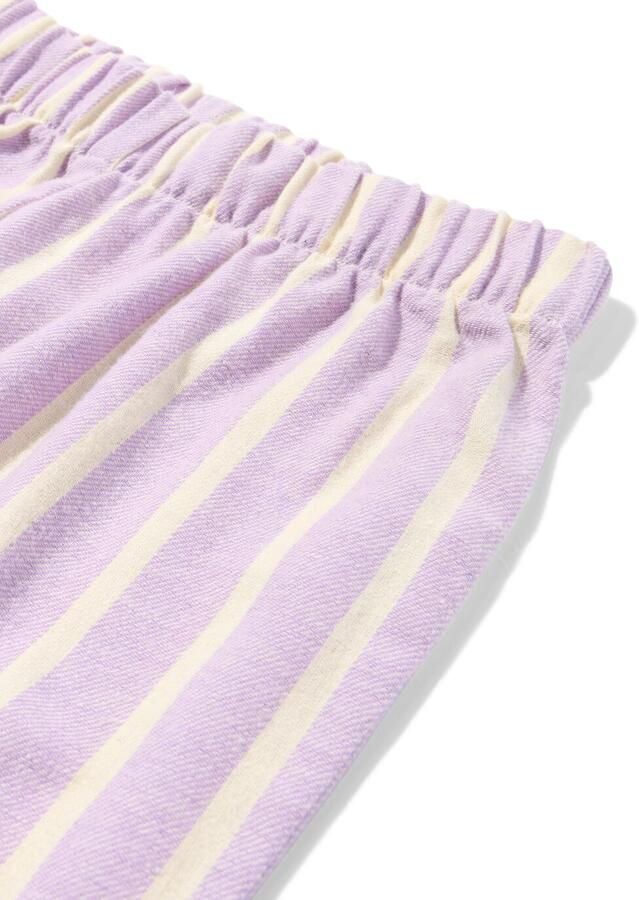 HEMA Kinderpyjama Flannel Strepen Lila (lila) - Foto 2