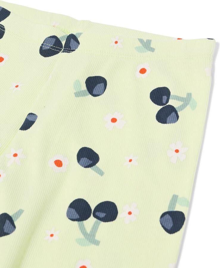 HEMA Kinderpyjama Rib Kers Lime (lime)