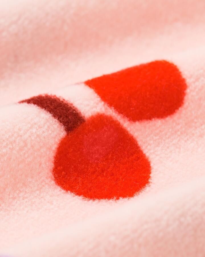 HEMA Kinderpyjama Velours Kers Roze (roze) - Foto 2