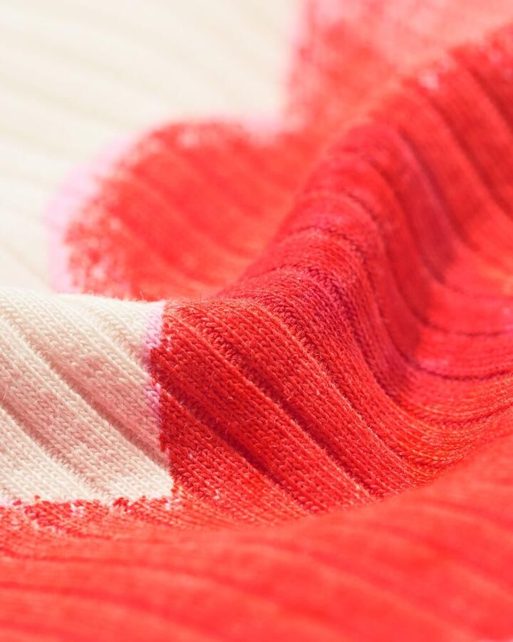 051 Kindershirt Rib Hartjes Ecru (ecru)