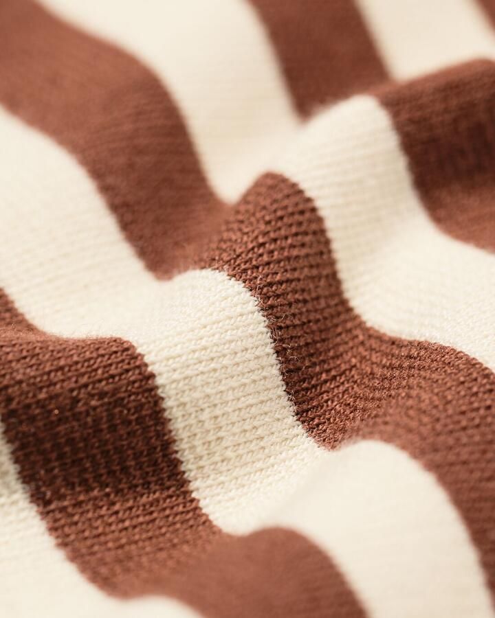 051 Kindershirt Strepen Bruin (bruin)