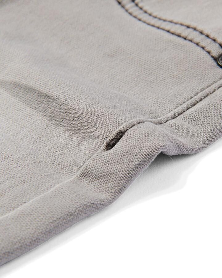 HEMA Kindershort Jogdenim Grijs (grijs)