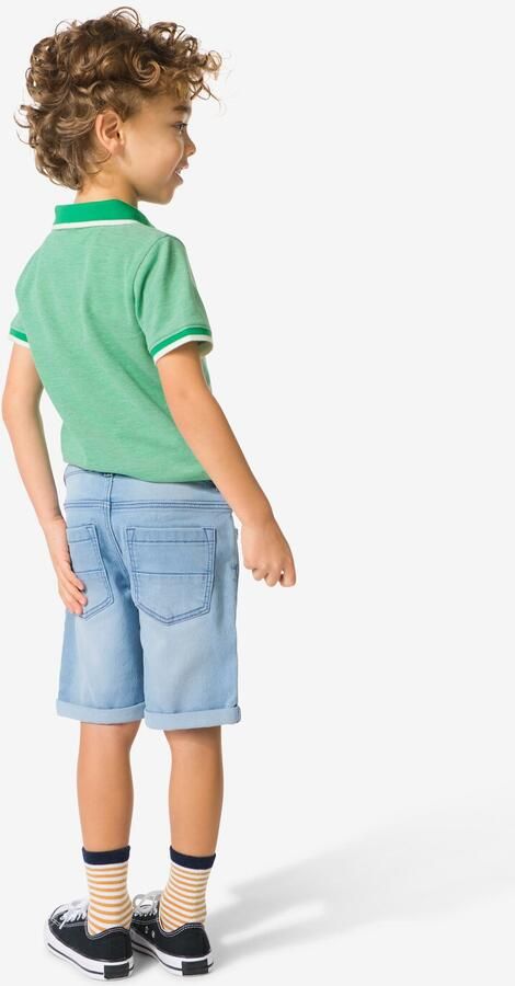 HEMA Kindershort Jogdenim Lichtblauw (lichtblauw)