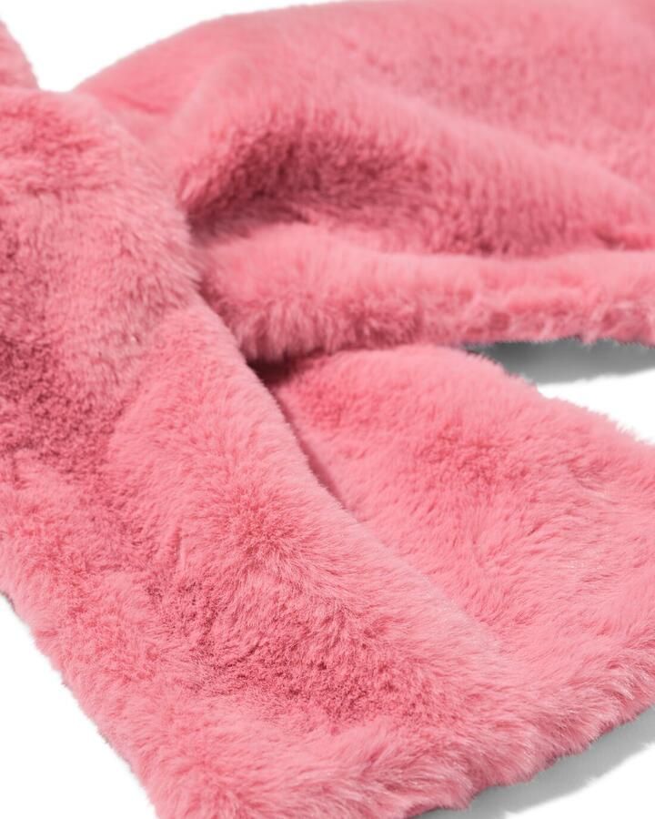 HEMA Kindersjaal Nepbont Roze