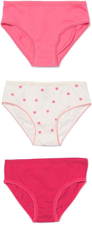 HEMA Kinderslips Katoen 3 Stuks Roze (roze) - Foto 2