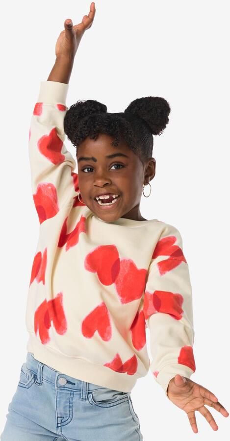 051 Kindersweater Hartjes Ecru (ecru) - Foto 2