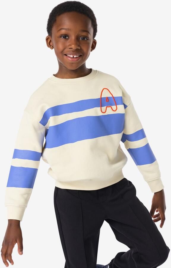 HEMA Kindersweater Strepen Ecru (ecru) - Foto 2