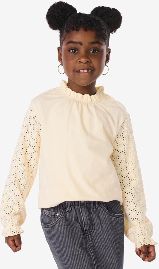 HEMA Kindertop Broderie Ecru (ecru) - Foto 2