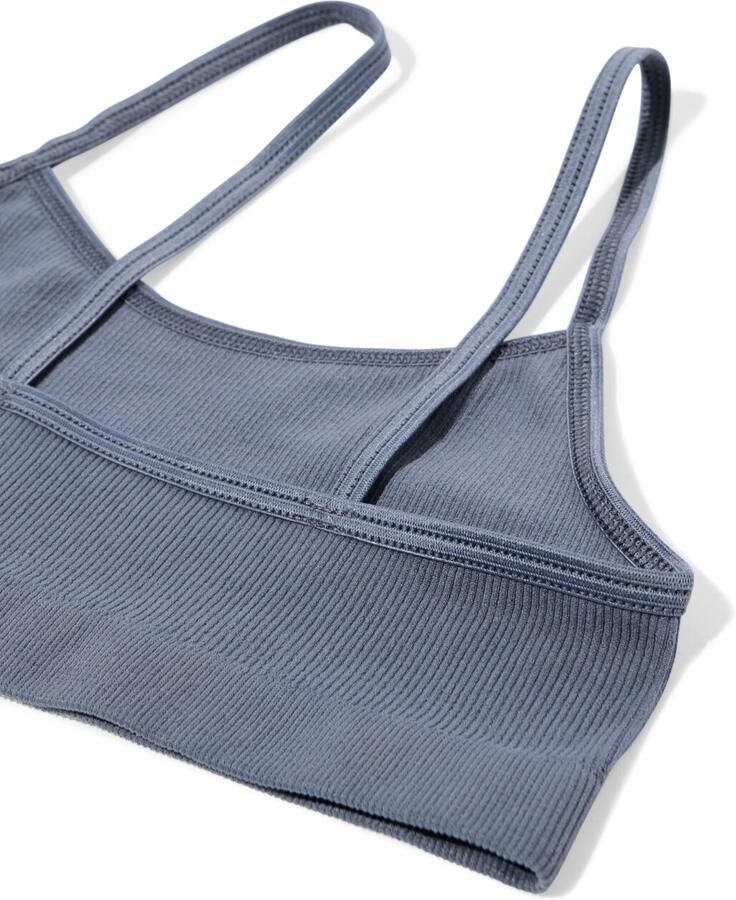 HEMA Kindertops Rib Naadloos 2 Stuks Lime (lime)