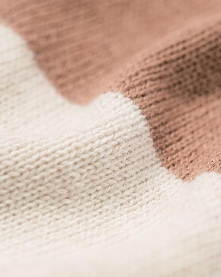 051 Kindertrui Strepen Bruin (bruin)