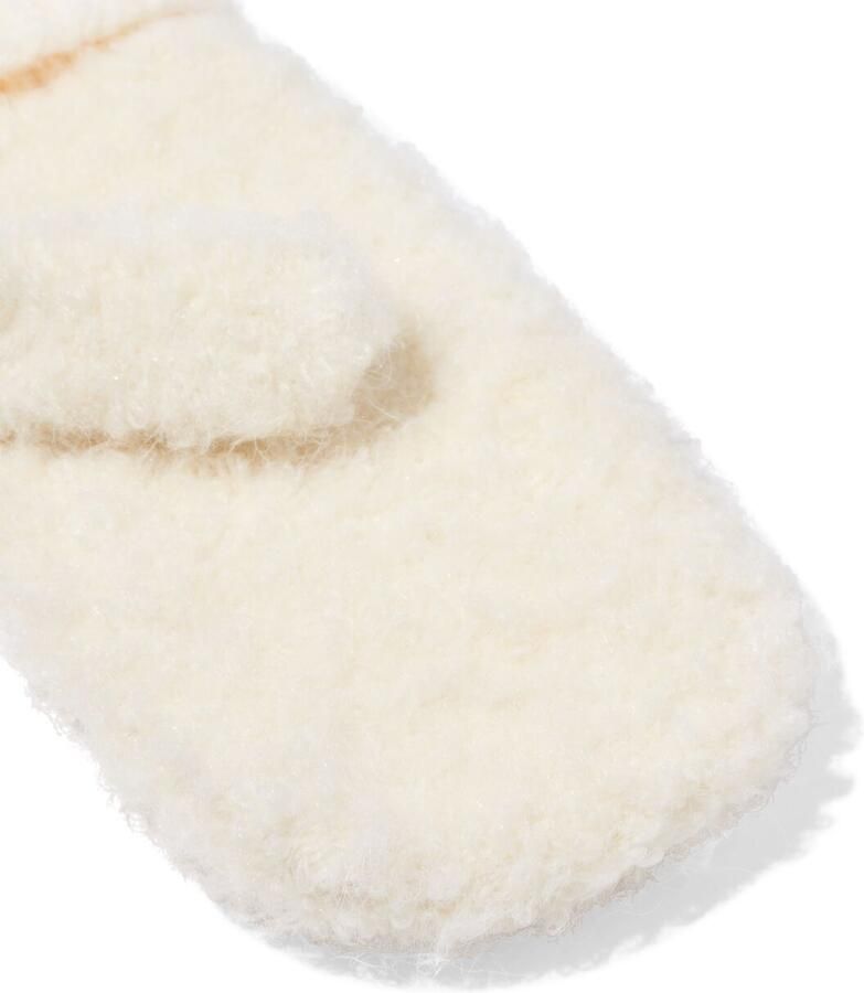 HEMA Kinderwanten Teddy Wit Beige (beige)