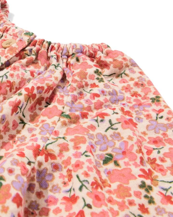 051 Newborn Blouse Mousseline Bloemen Ecru (ecru) - Foto 1