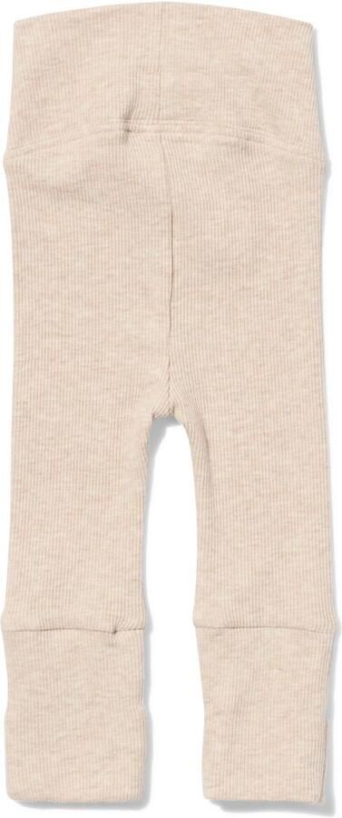 HEMA Newborn Meegroei Legging LENZING™ ECOVERO™ Rib Zand (zand)