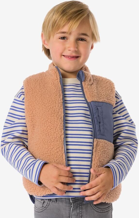 HEMA Omkeerbaar Kindergilet Teddy Blauw (blauw) - Foto 2