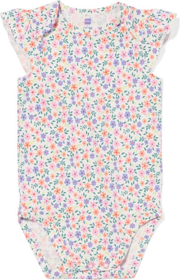 HEMA Romper Katoen Met Stretch Bloemen Multicolor (multicolor) - Foto 2