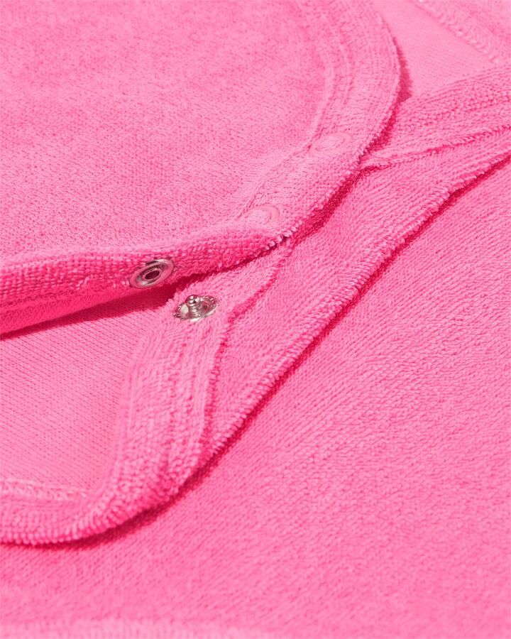 051 Romper Katoen Met Stretch Gezichtje Roze (roze) - Foto 1