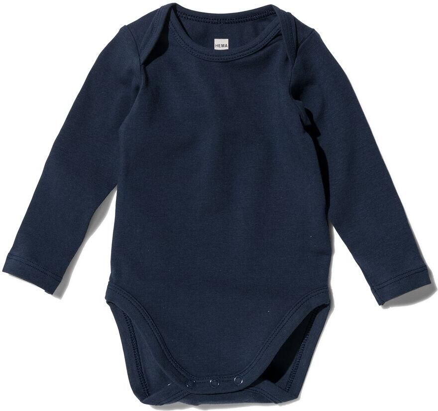 HEMA Romper Organic Katoen Stretch Donkerblauw (donkerblauw) - Foto 3