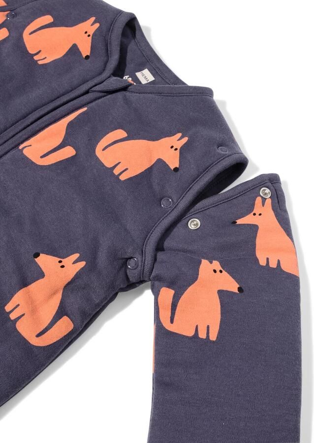 HEMA Slaapzak Met Afneembare Mouwen Katoen 3.0tog Honden Antraciet (antraciet)