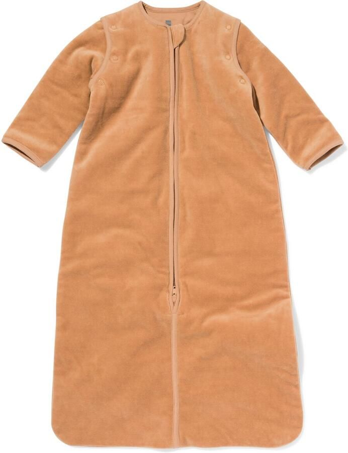 HEMA Slaapzak Met Afneembare Mouwen Velvet 3.0tog Beige (beige) - Foto 2