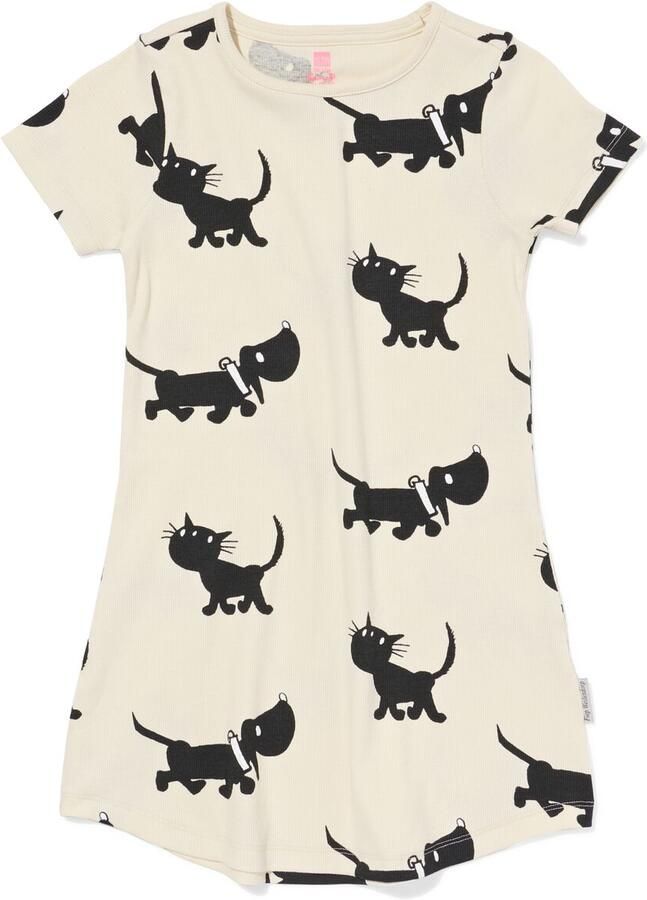 051 Takkie En Siepie Kinder Nachthemd Rib Wit (wit) - Foto 2