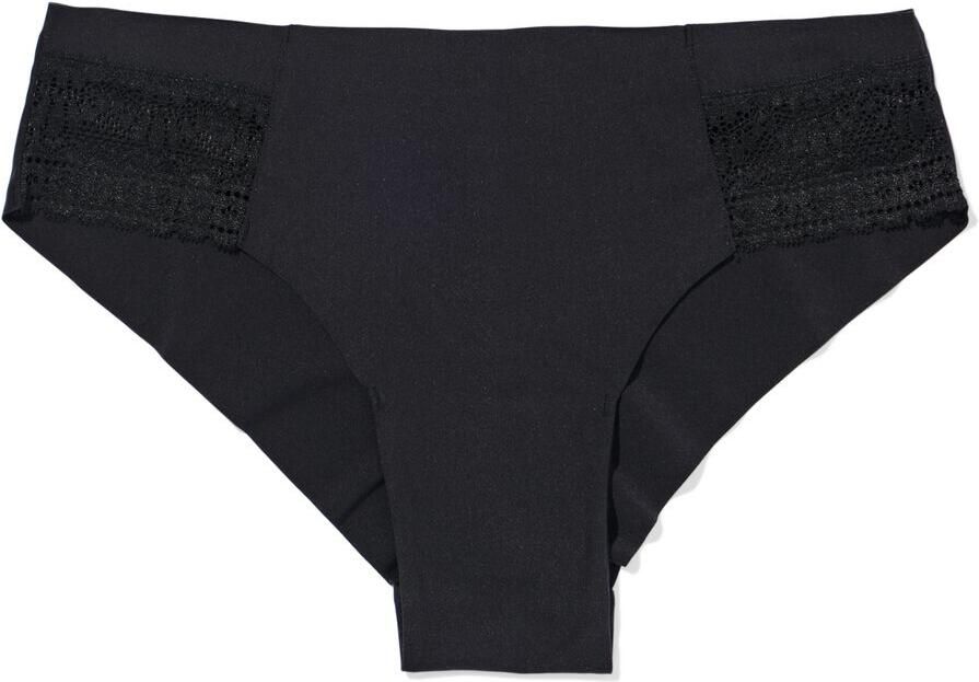 HEMA Dames Brazilian Micro Met Kanten Inzet Zwart (zwart) - Foto 2