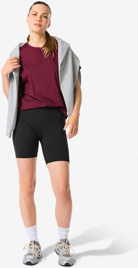 HEMA Dames Fietsbroek Zwart (zwart)
