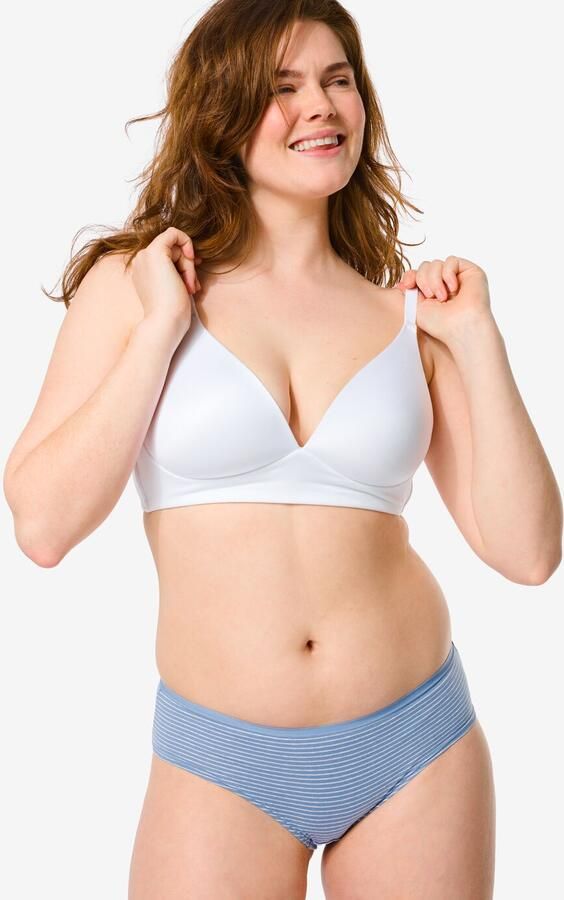 HEMA Dameshipster Katoen 2 Stuks Blauw (blauw) - Foto 3