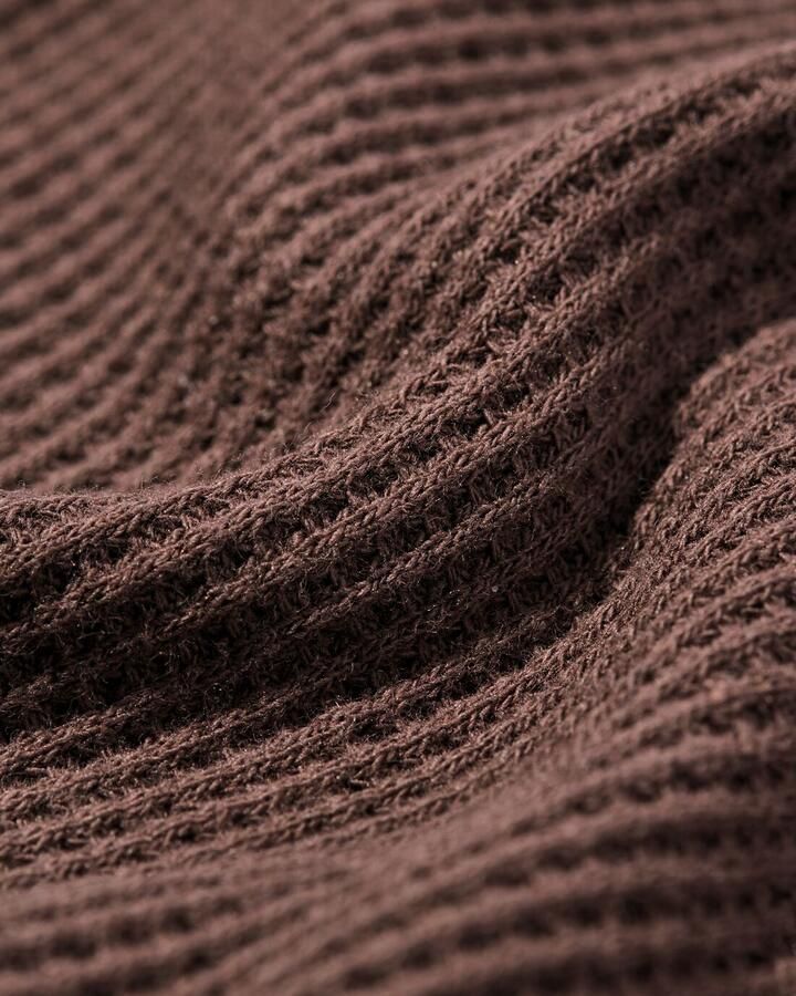 140 Dames Lounge Korte Broek Wafel Bruin (bruin)